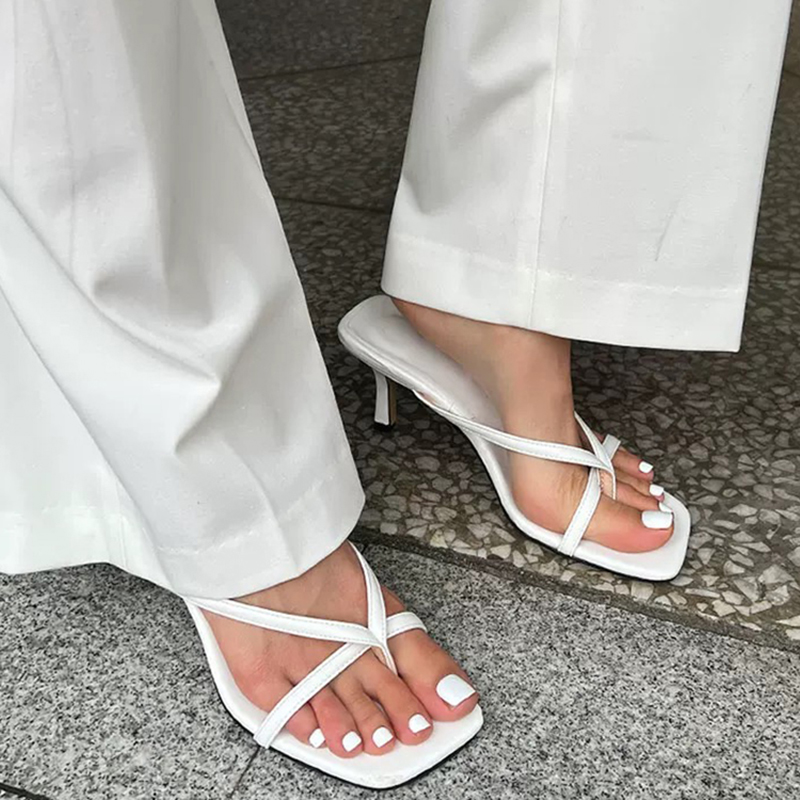 Street Fashion Clothes - 2026 Summer Women Clip Toe Slippers