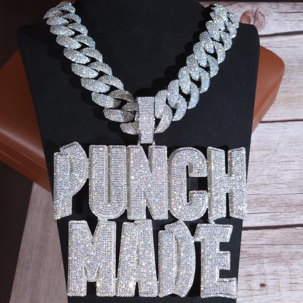 Street Fashion Name - ICEC Custom Hiphop Name Pendant Iced