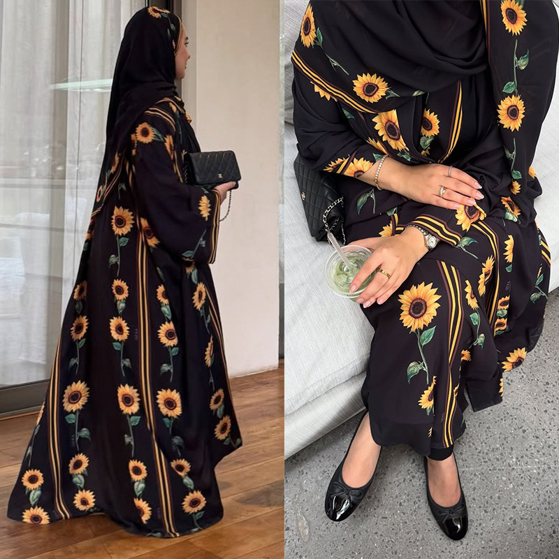 Dubai Cardigan Robe Dress with - đánh giá và giá Street Fashion Dubai