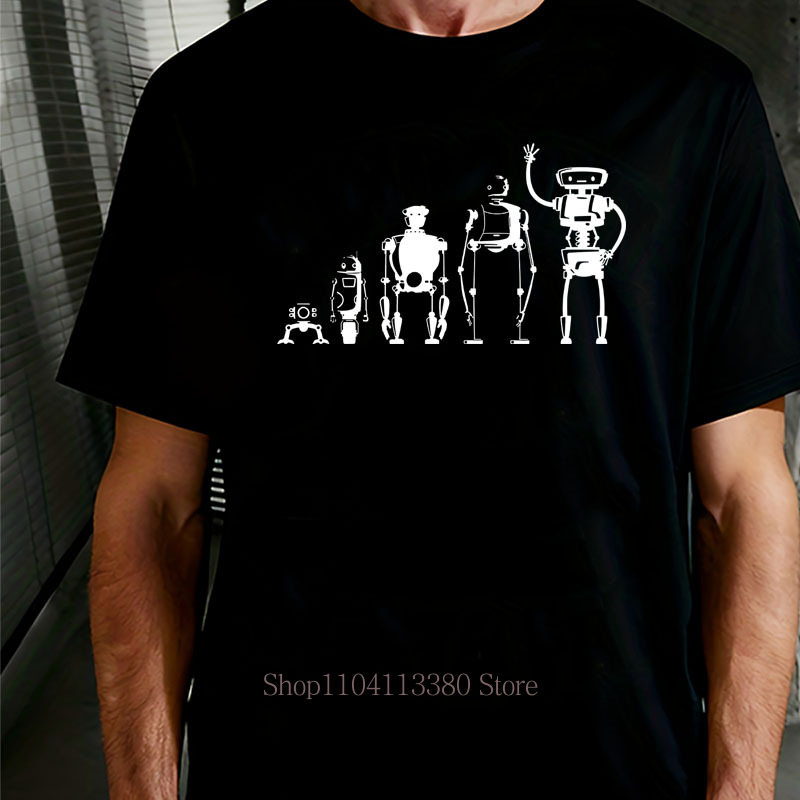 Robot Evolution Graphic Print  - đánh giá và giá Street Fashion Evolution