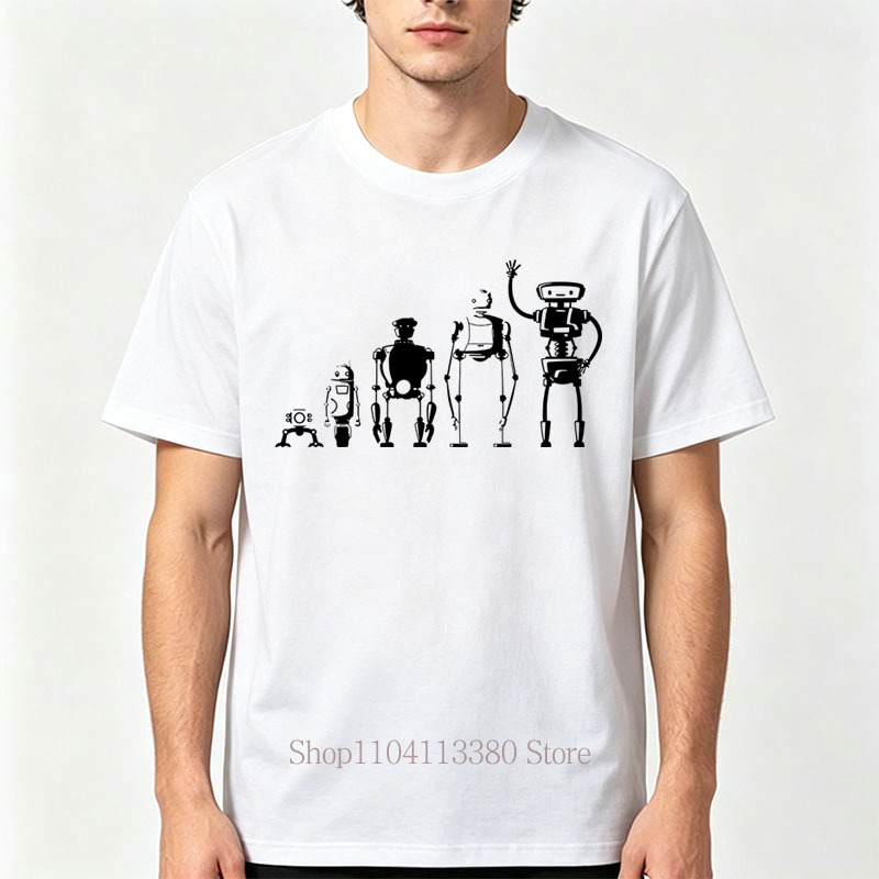 Robot Evolution Graphic Print  - đánh giá và giá Street Fashion Evolution