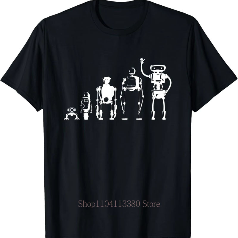 Robot Evolution Graphic Print  - đánh giá và giá Street Fashion Evolution