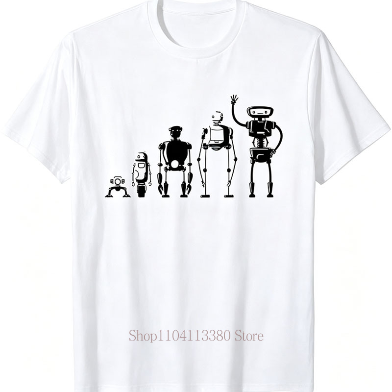 Robot Evolution Graphic Print  - đánh giá và giá Street Fashion Evolution
