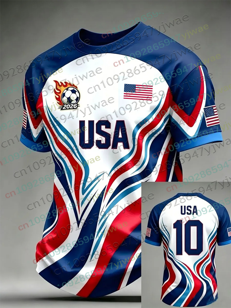 2026 USA Flag Soccer Jersey fo - đánh giá và giá Street Fashion Usa