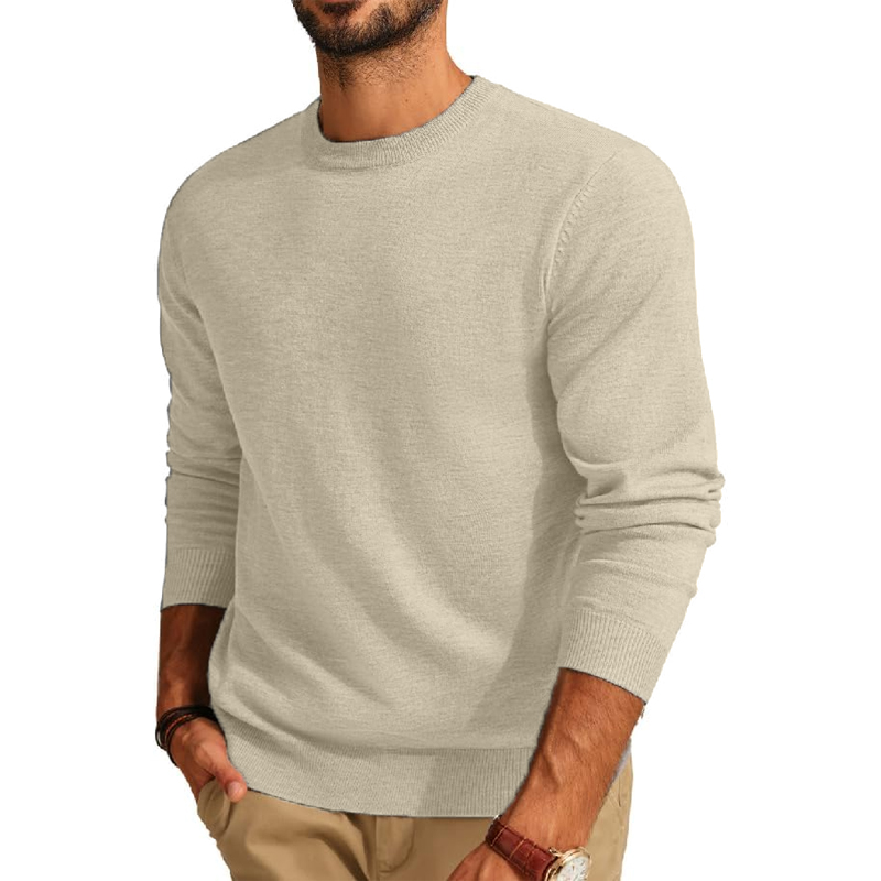 Men's Long Sleeve Sweaters Cre - đánh giá và giá Street Fashion Game